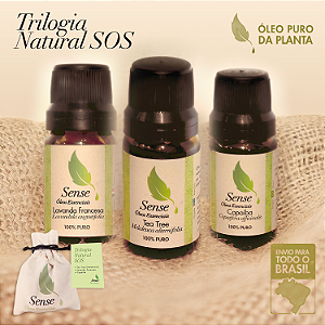TRILOGIA de Óleos Essenciais – Natural SOS (30ml)