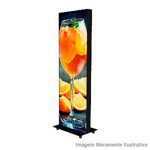 Totem de LED P5.0 Semi-Outdoor - 640mm x 1600mm