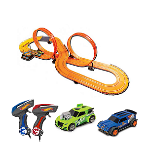 Pista de Corrida Hot Wheels 632cm com 2 Carrinhos - Multikids