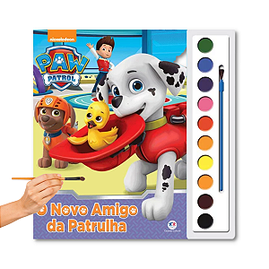 Livro Colorir Patrulha Canina 365 Atividades e Desenhos Para Colorir