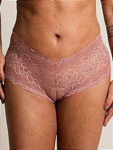 Calcinha Caleçon Renda Isabela Cecília