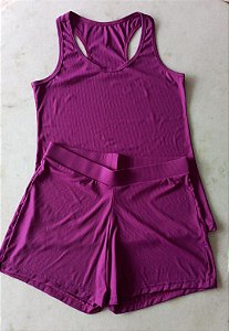 Pijama Homewear Camiseta Canelado Leandra Maura