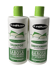 Shampoo E Condicionador Babosa Kit 500ml - Redsan Professional