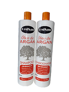 Shampoo e Condicionador Argan Kit 1lt RedSan Professional