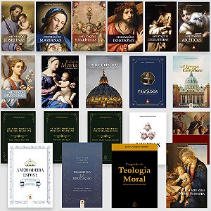 Biblioteca Católica com 22 Livros
