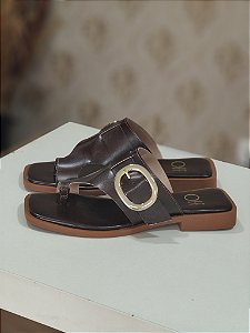 SANDALIA FLATFORM OFFLINE CAFE