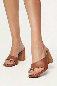 Tamanco Feminino Lucília salto bloco