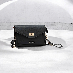 Bolsa Feminina Passeio Chenson Oficial Original da Marca Cor Preta