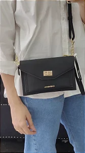 Bolsa Feminina Passeio Chenson Oficial Original da Marca Cor Preta