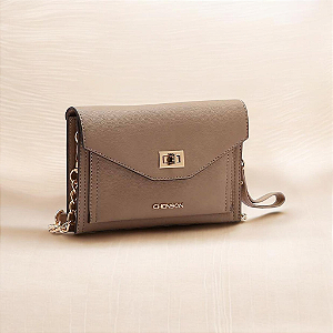Bolsa Feminina Passeio Chenson Oficial Original da Marca Cor Natural