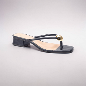 Tamanco Feminino Bloquinho Offline Preto