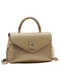 Bolsa Feminina Chenson Alça Transversal Cor Natural