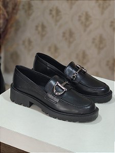 Mocassim Feminino Delicado Offline Cor Preto