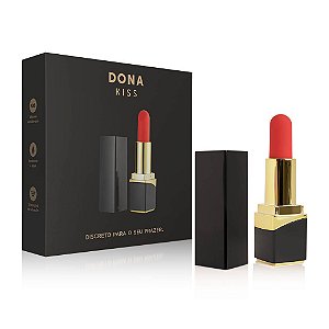 Vibrador e Estimulador Recarregável Dona Kiss