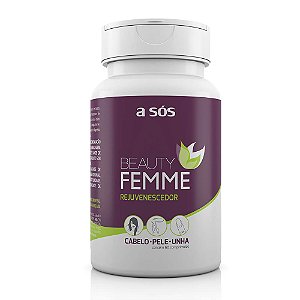 Rejuvenescedor do Cabelo, Pele e Unha Beauty Femme - 60 Comprimidos