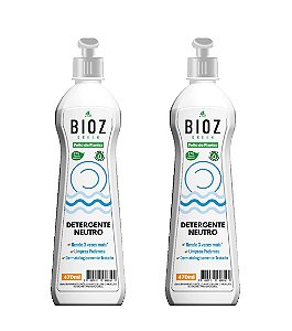 Detergente Neutro Natural Vegano Eco 470ml Bioz Green 2 UN