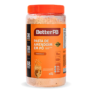 Pasta de Amendoim em Pó 450g BetterPB Tradicional