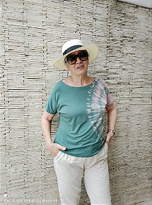 Blusa Feminina Estampa Manual- Conforto e Estilo em Viscolycra