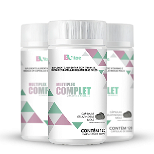 Kit 3 Multiplex Complet 120 cápsulas (Gelatinosa)