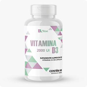 Vitamina D 2000UI 60 cápsulas