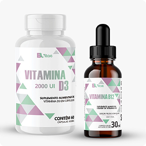 Kit Imunidade - Vitamina D3 + B12