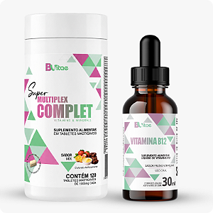 Kit Performance Diária - Multiplex Mastigável + Vitamina B12