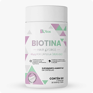 Biotina Hair Force 60 cápsulas