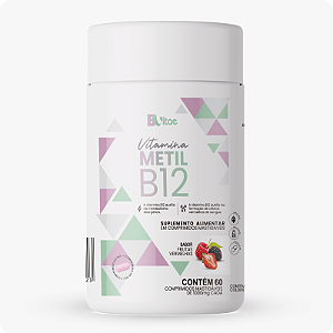 Vitamina B12 Mastigável 60 caps Frutas Vermelhas