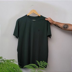 Camiseta T-shirt Basica Algodão - Verde Musgo