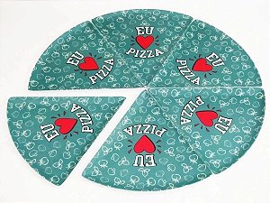 KIT 12 PRATINHOS DE PIZZA