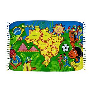 CANGA DE PRAIA MAPA DO BRASIL