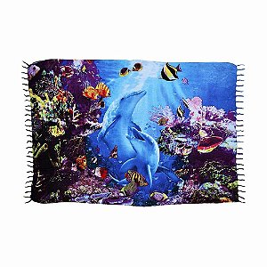 CANGA DE PRAIA FUNDO DO MAR GOLFINHOS