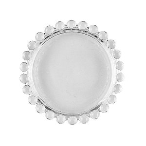 Jogo de Pratos de Cristal Pearl 10cm - 4 Peças
