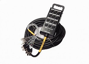 Multicabo 12 Vias Combo,XLR e P10 | Strong Cable Pró