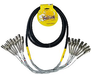 Multicabo 8 Vias Strong Cable – XLR Profissional | Linha Pró