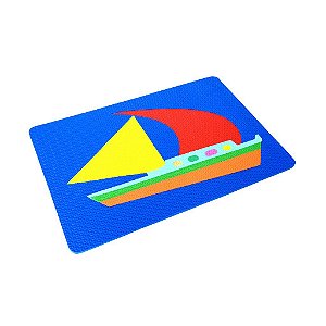 Jogo com 5 Quebra Cabeça De Eva Brinquedo Educativo Reibrink