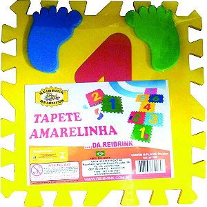 TAPETE DE EVA AMARELINHA NUMERICO