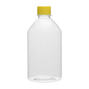 FRASCO CILÍNDRICO - 500 ML- C/ TAMPA NORMAL