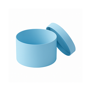 CAIXA REDONDA ACRILICA 200 x 3,5L