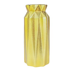 Vaso Decorativo Dourado Metalizado Glam – Decoração Sofisticada para Festas e Ambientes