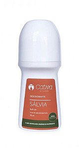 Desodorante Natural de Sálvia Roll-on 70ml - Cativa Natureza