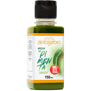Molho de Pimenta Verde Zero Sódio 150ml