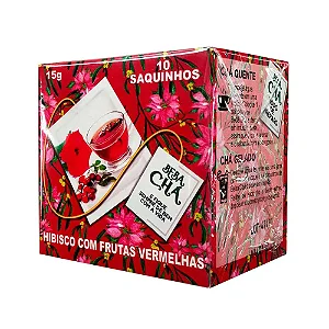 Chá Artchá Hibisco com Frutas Vermelhas c/10 15g