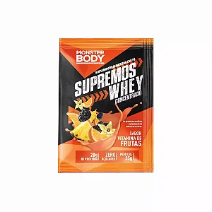 Supremos Whey Concentrado Sabor Vitamina de Frutas SupraErvas 35g