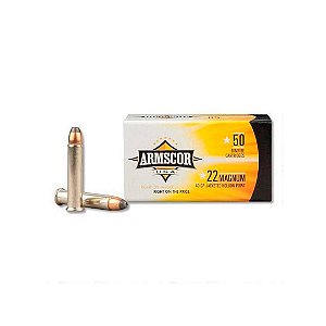 Cartucho Armscor .22WMR JHP 40gr