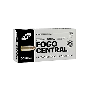 Munição CBC 9mm Luger ETOG 124gr TREINA - Caixa com 50 Unidades