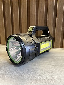 Lanterna Holofote De Mão Led Energia Solar Usb Recarregável