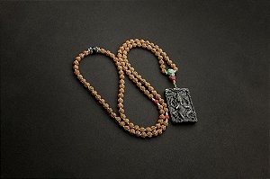 Japamala Ganesha Rudraksha 108 Contas