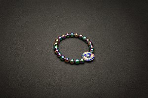 Japamala 21 Contas HEMATITA RAINBOW Cloisonne