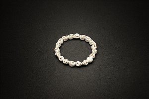 Japamala 18 Contas KAPALA Howlita Caolim